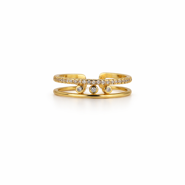 Celeste Double Band Ring