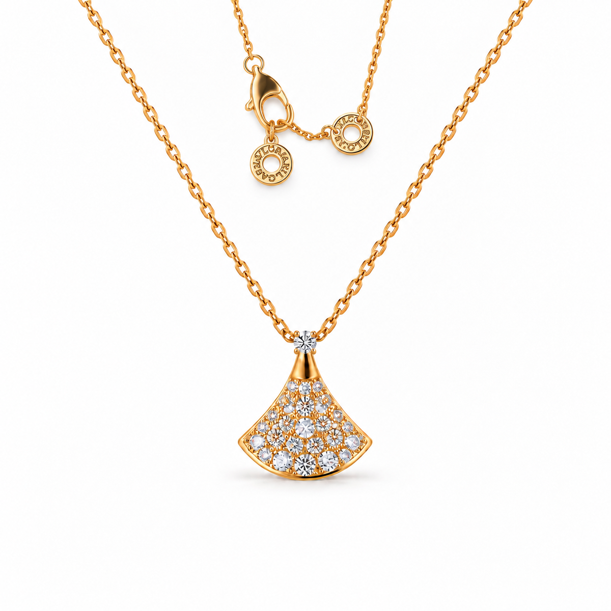 Aurelia Fan Pendant Necklace