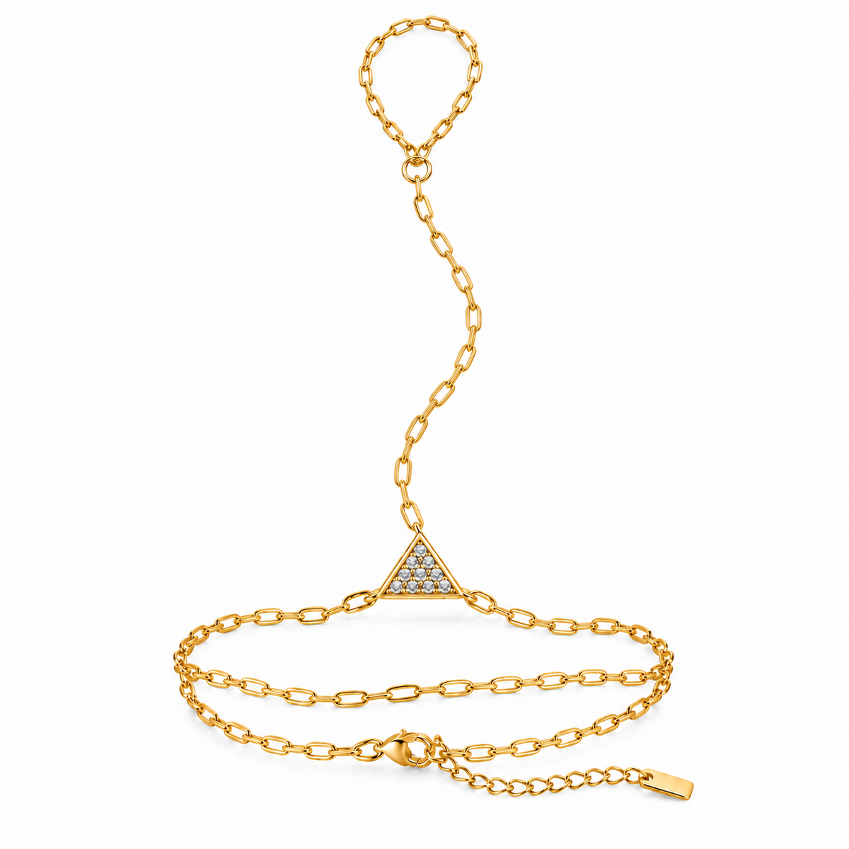 Trielle Crystal Hand Chain