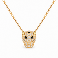 Tiger Pavé Necklace