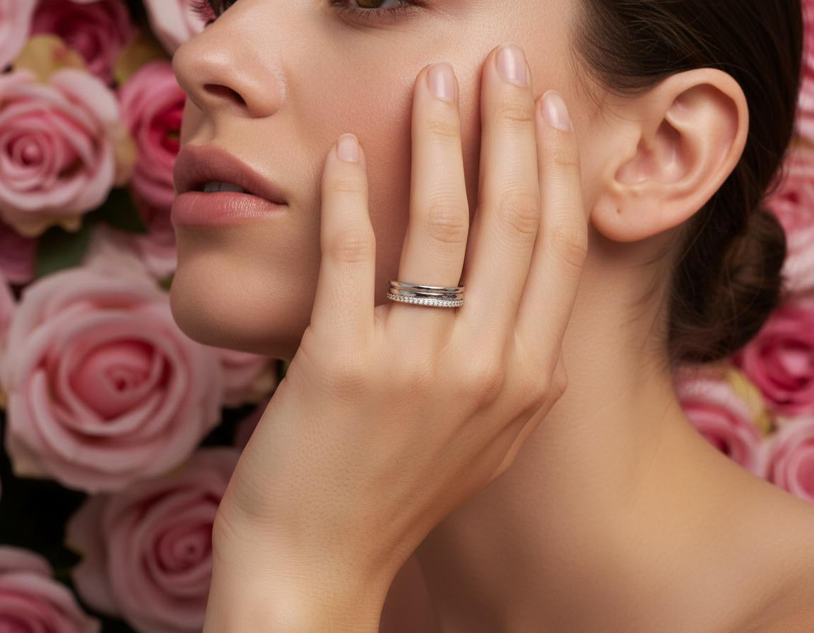 Triple Band Pavé