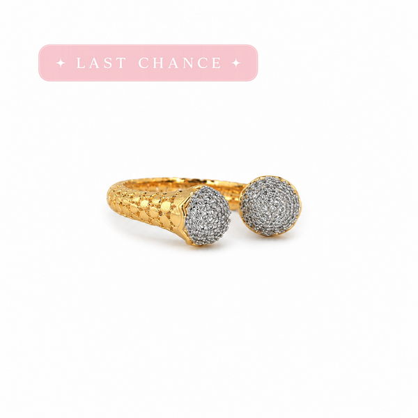 Pavé Dome Adjustable Ring
