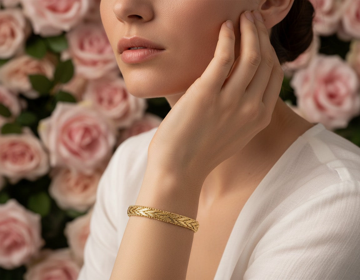 Gold Weave Luxe Bracelet