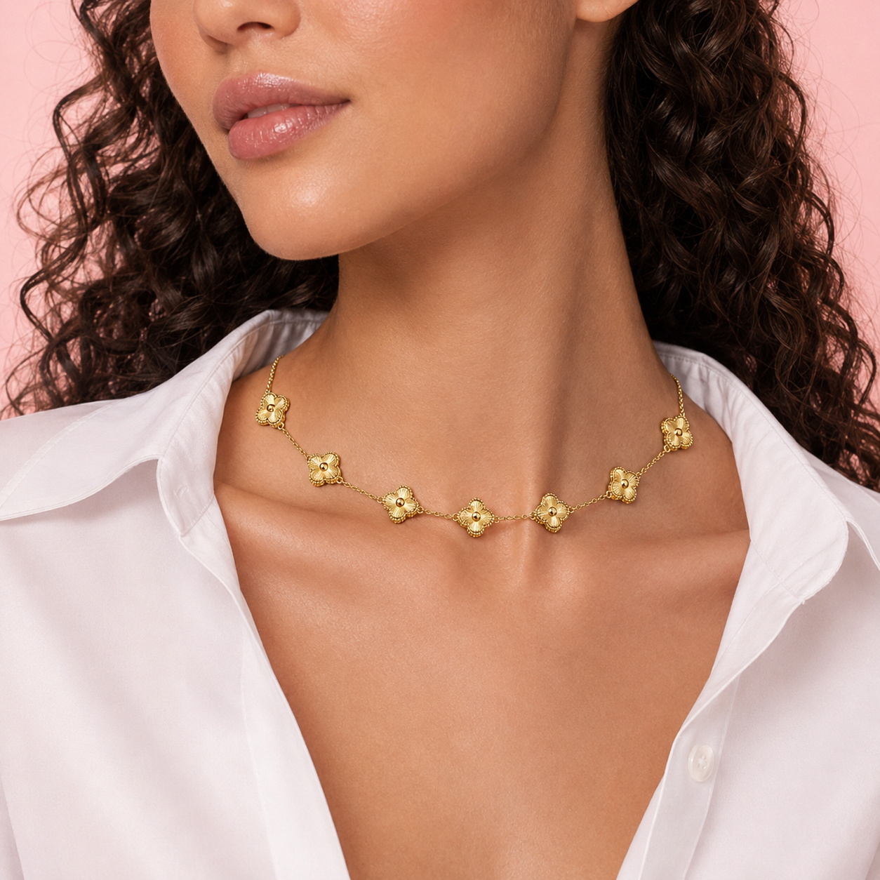 Lumière Clover Choker