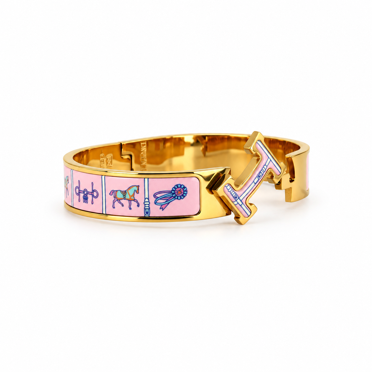Rose Equestrian Bracelet