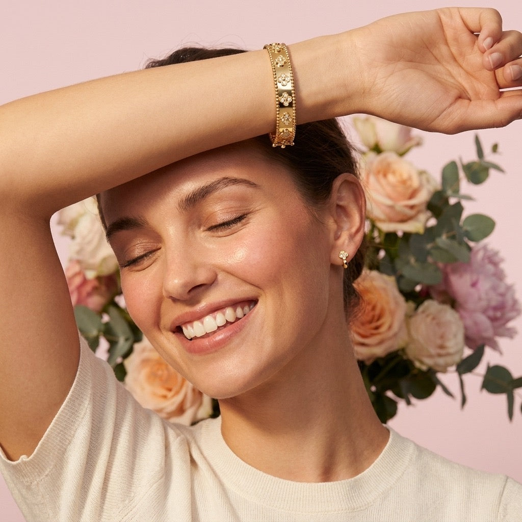 Celeste Crystal Bangle