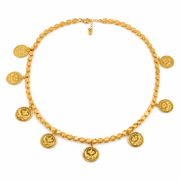 Classic Coin Charm Necklace