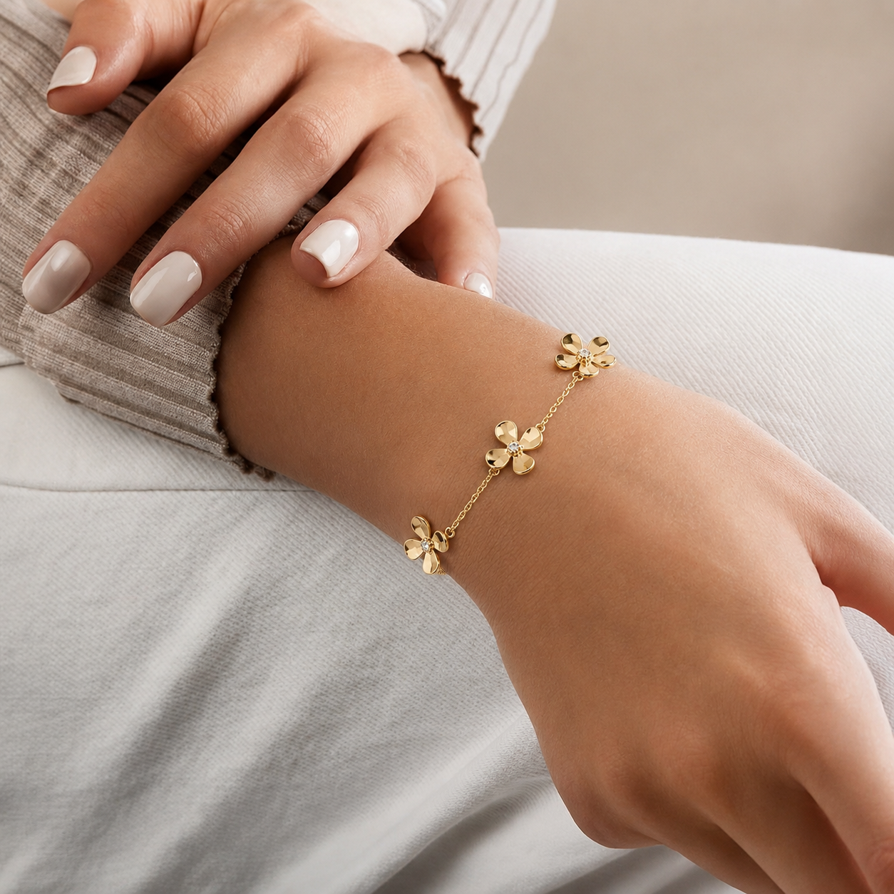 Golden Blossom Bracelet