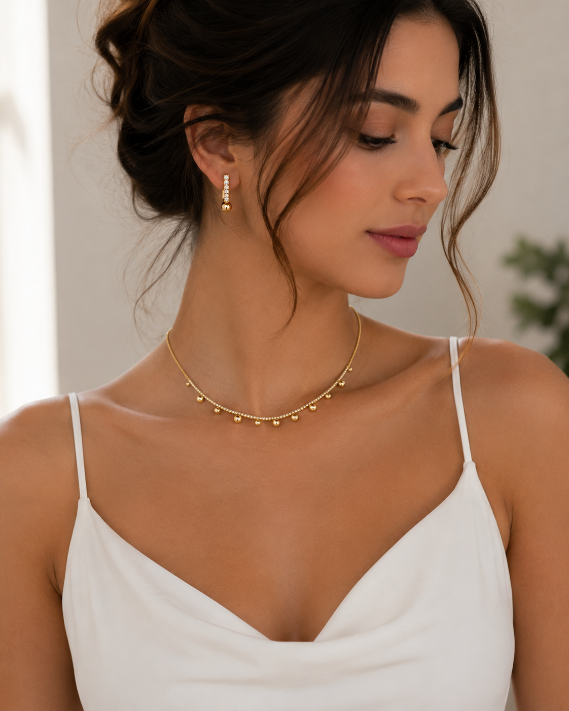 Crystal Bead Choker
