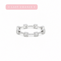 Princess Cut Eternity Ring