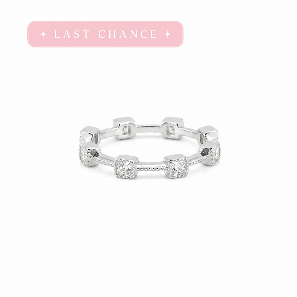 Princess Cut Eternity Ring