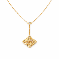 Amara Gold Drop Necklace