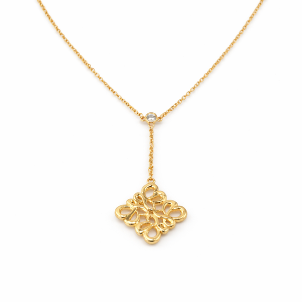 Amara Gold Drop Necklace
