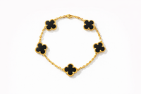 Noir Clover Bracelet