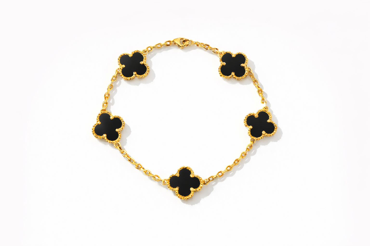 Noir Clover Bracelet