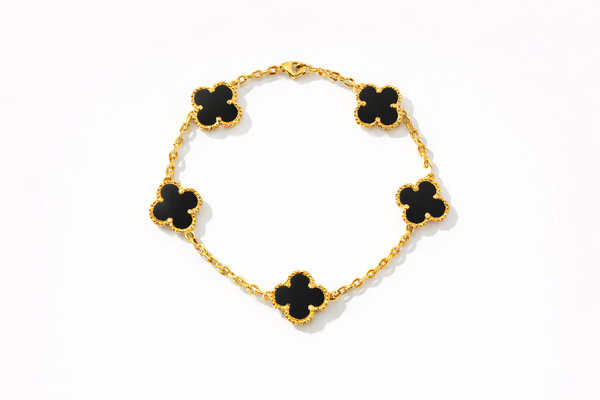 Noir Clover Bracelet