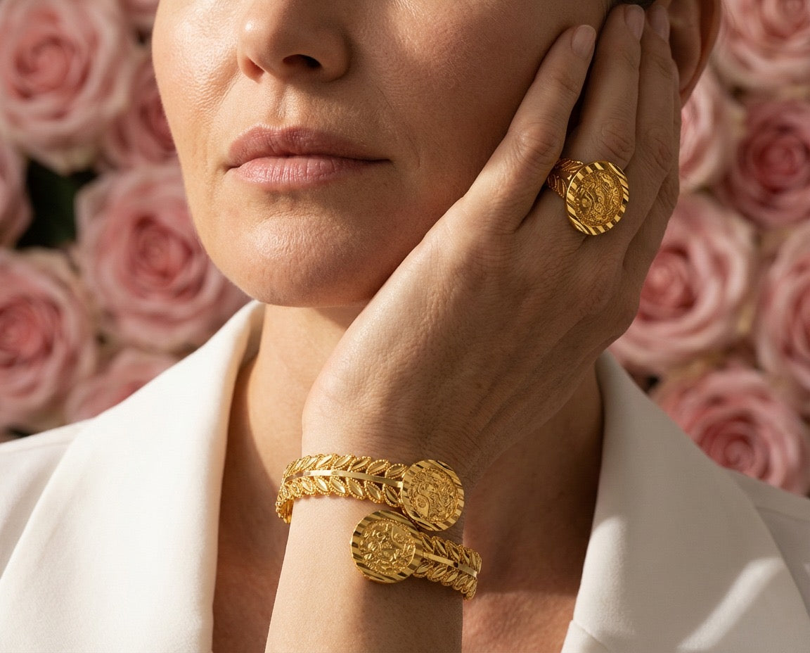Valencia Coin Twist Bangle