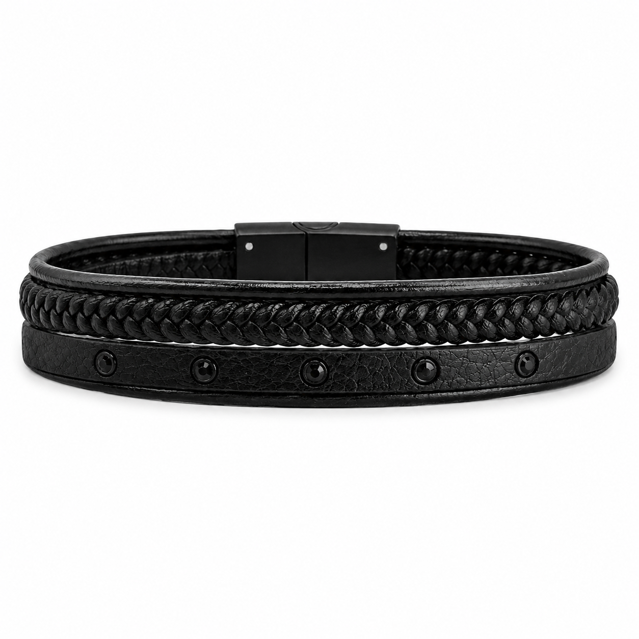 Noir Layered Men’s Bracelet