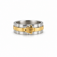 Two-Tone Hand Ring