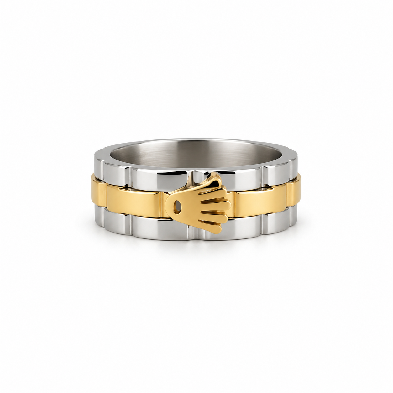 Two-Tone Hand Ring