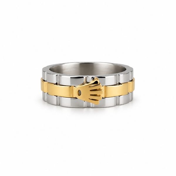 Two-Tone Hand Ring