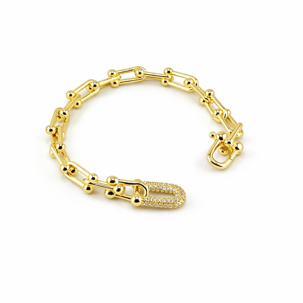 Signature Lock Chain Bracelet