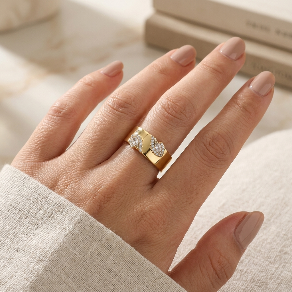 Amara Clear Marquise Ring