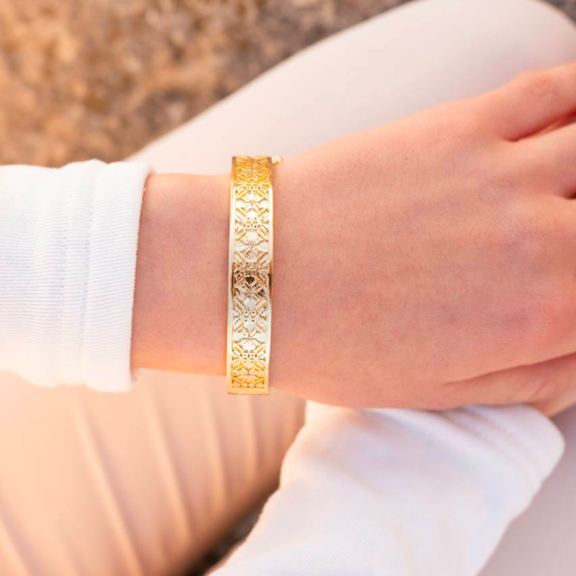 Palestinian Embroidery Bangle