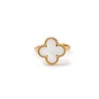 Clover Ring – White