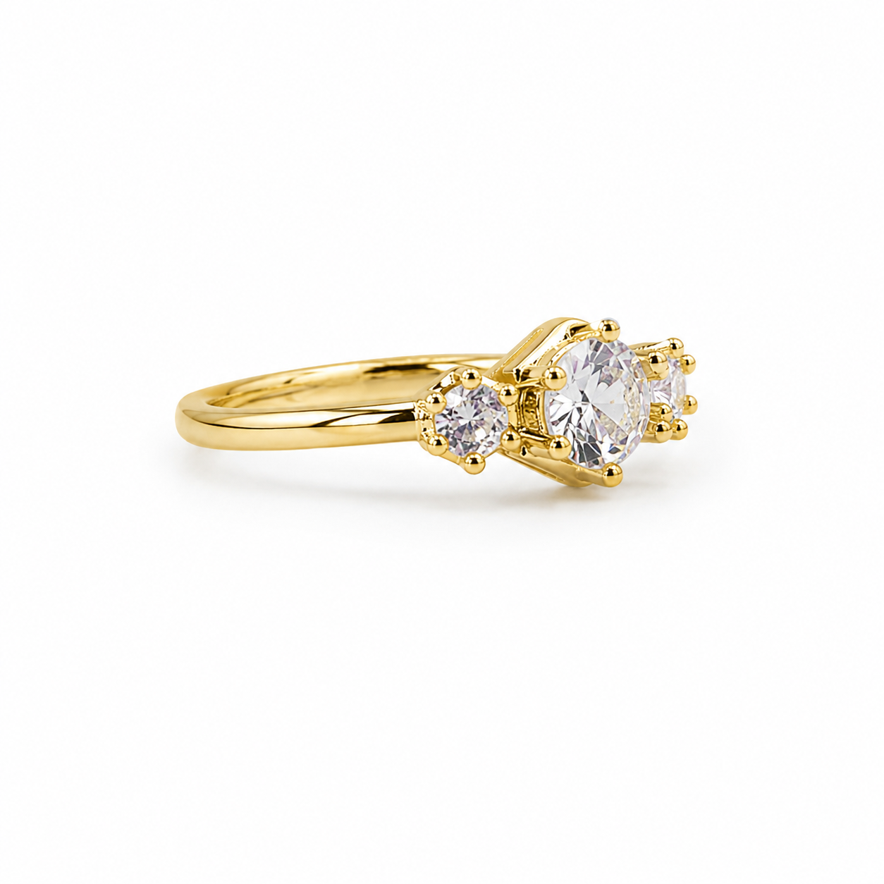 Celeste Three-Stone Ring