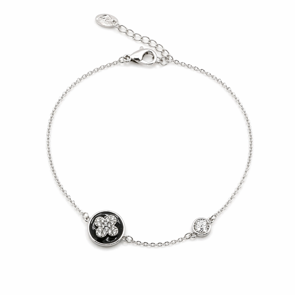 Radiant Clover Charm Bracelet