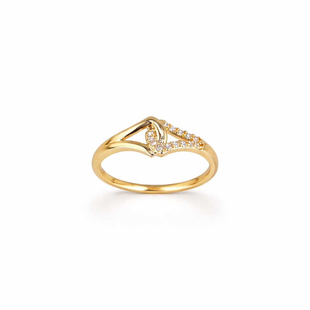 Luxe Geometric Gold Ring