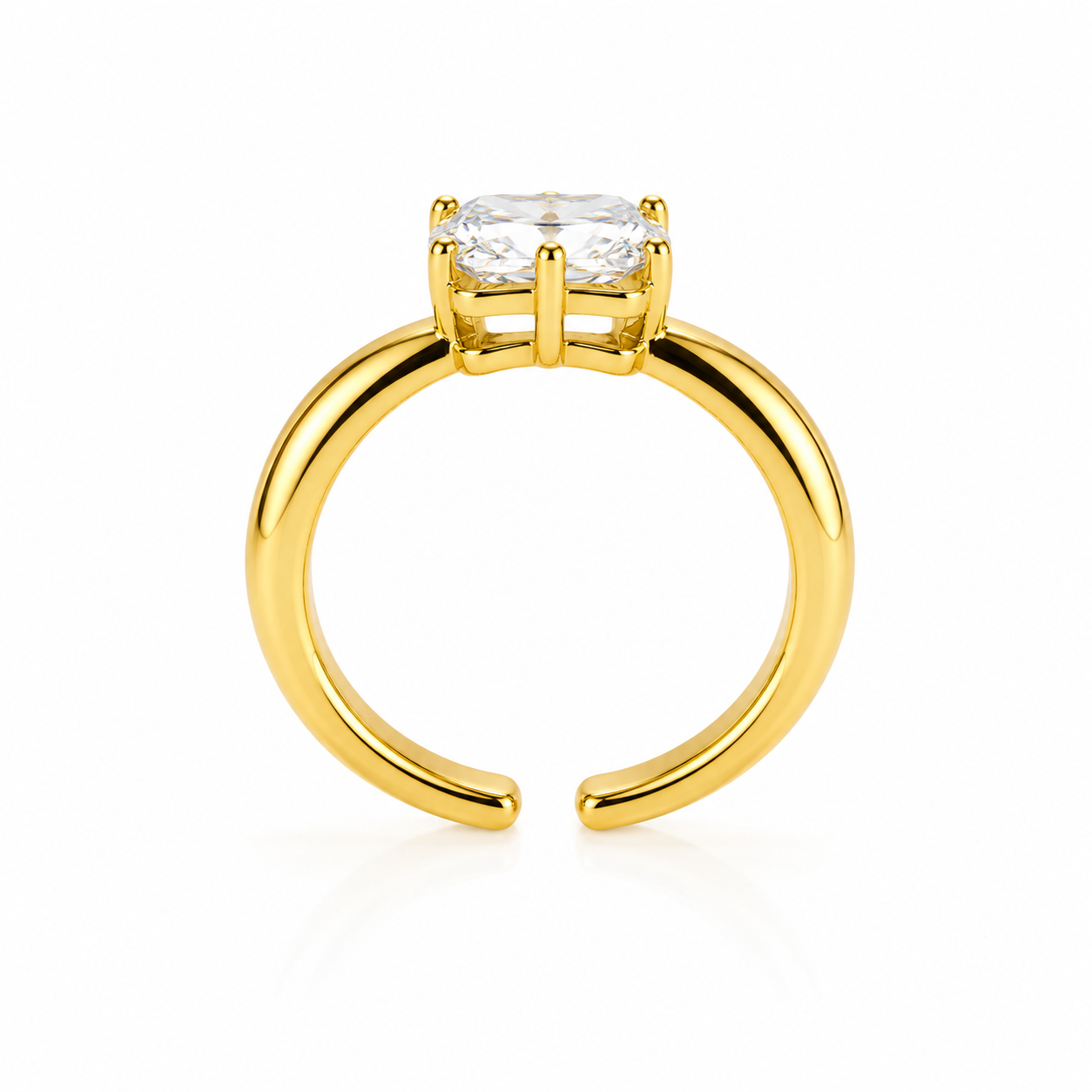 Royal Cushion Solitaire Ring