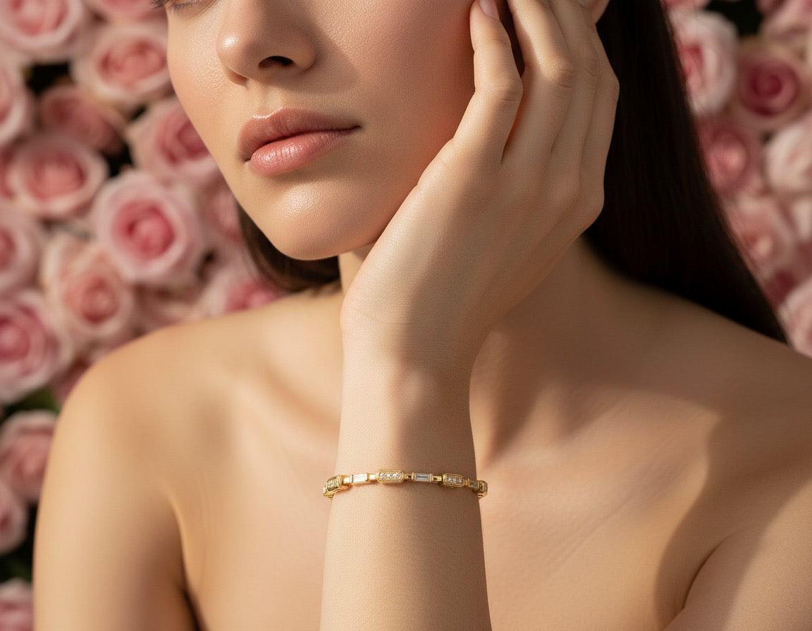 Royal Baguette Crystal Bracelet