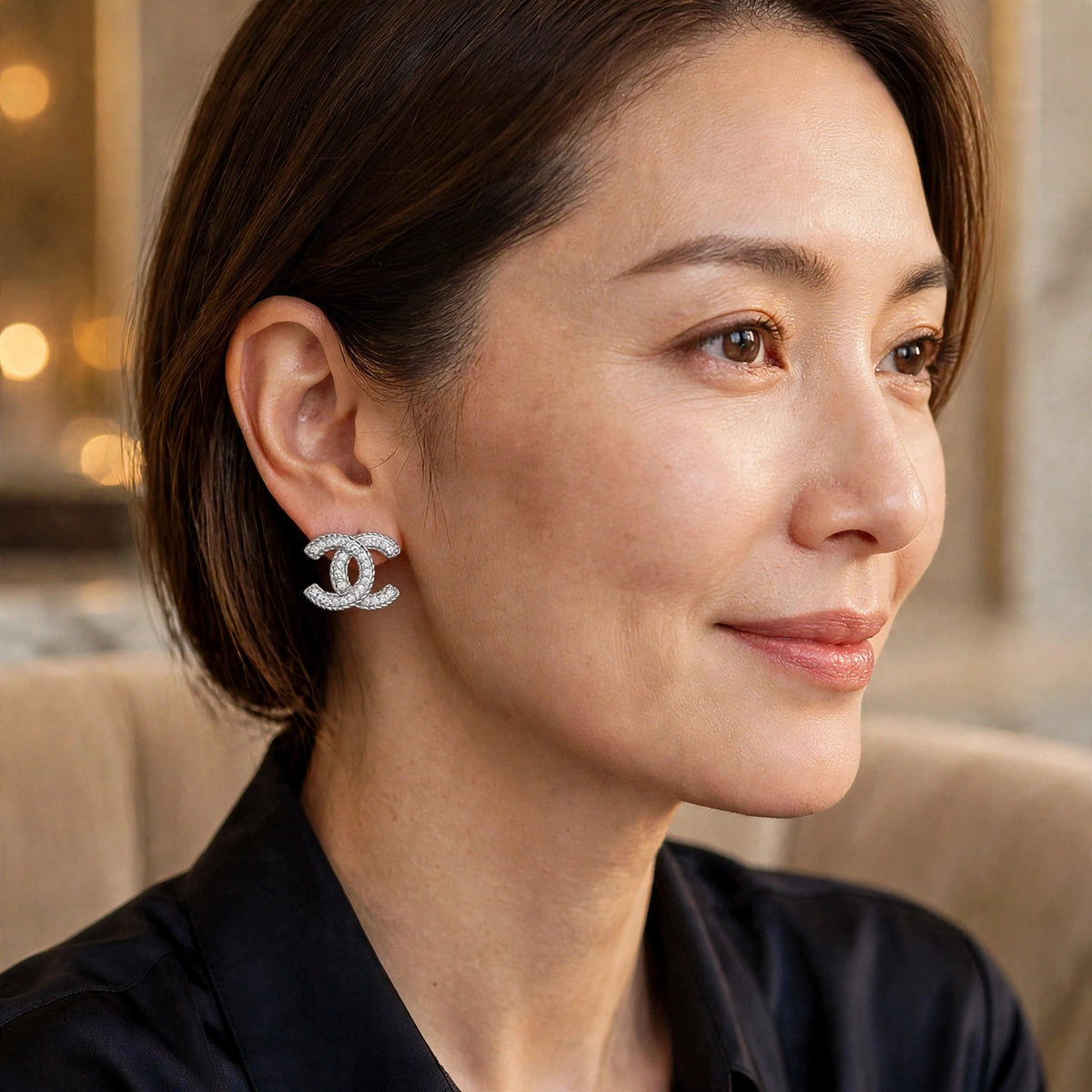 Silver Icon Earrings