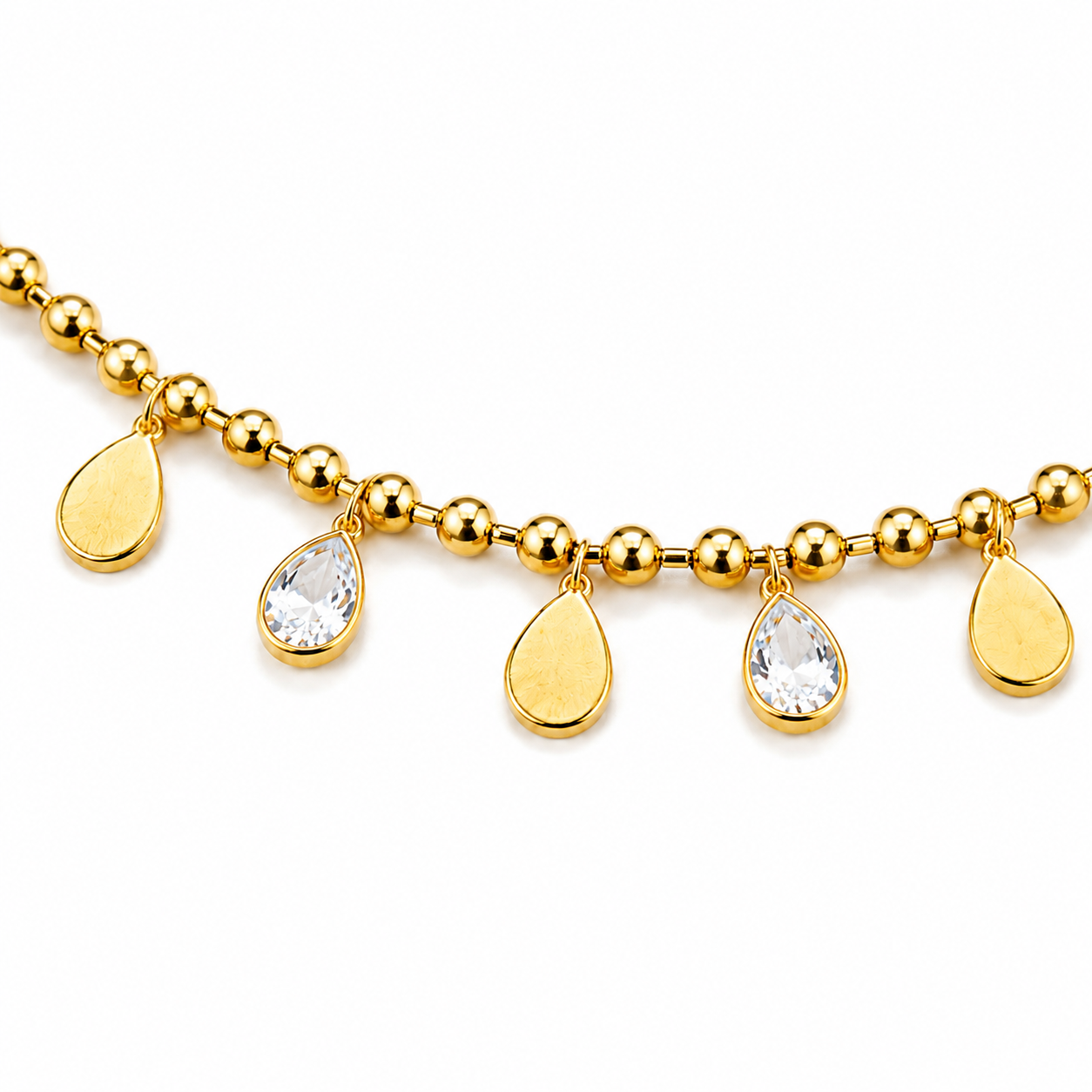 Golden Teardrop Choker