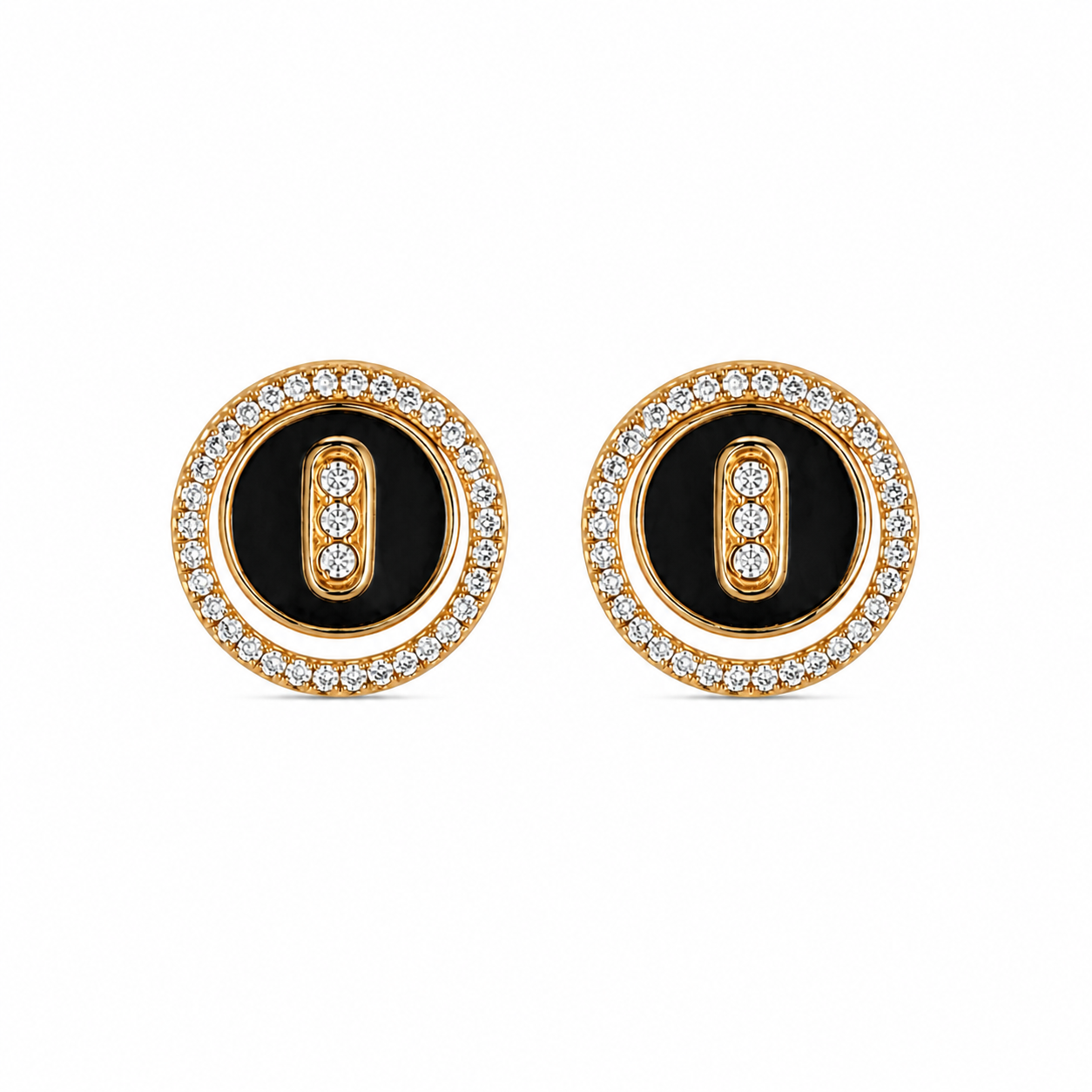 Royal Noir Stud Earrings