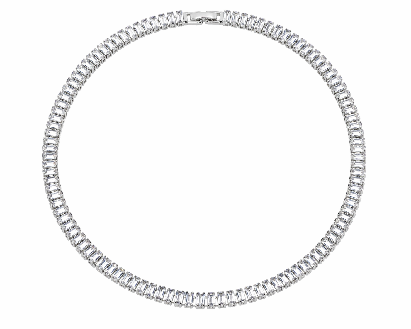 Baguette Tennis Necklace