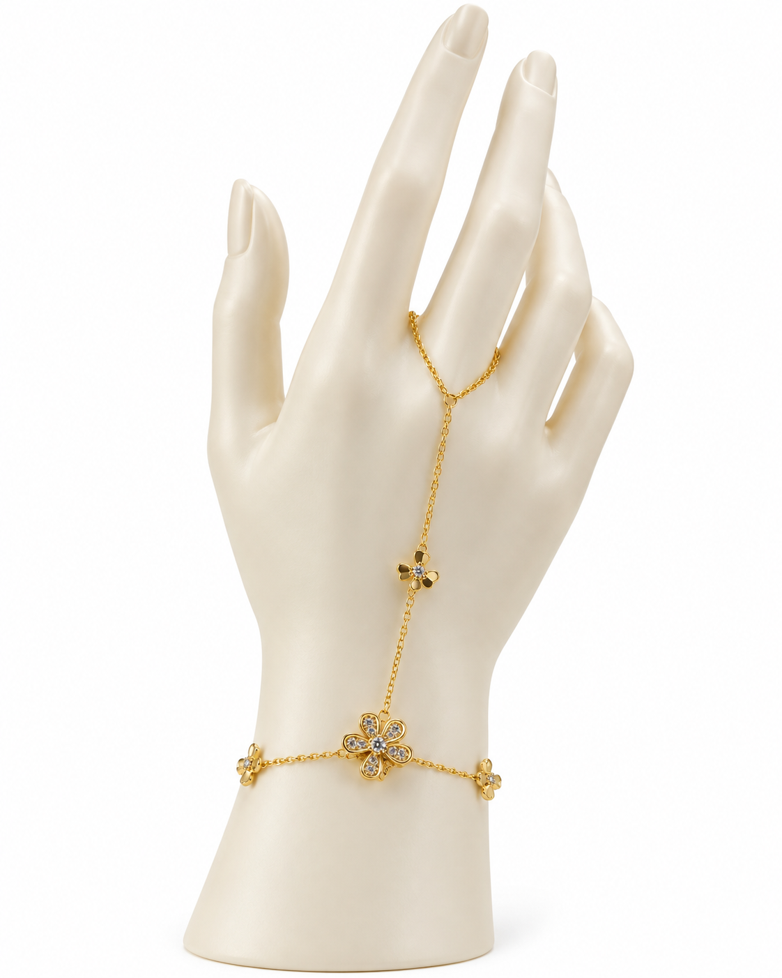Fleur Crystal Hand Chain