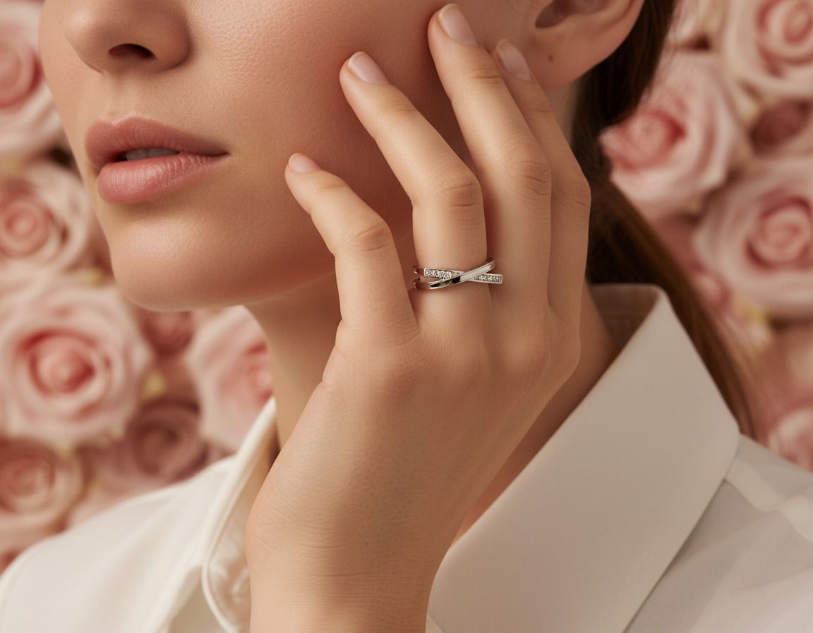 Silver Infinity Sparkle Ring