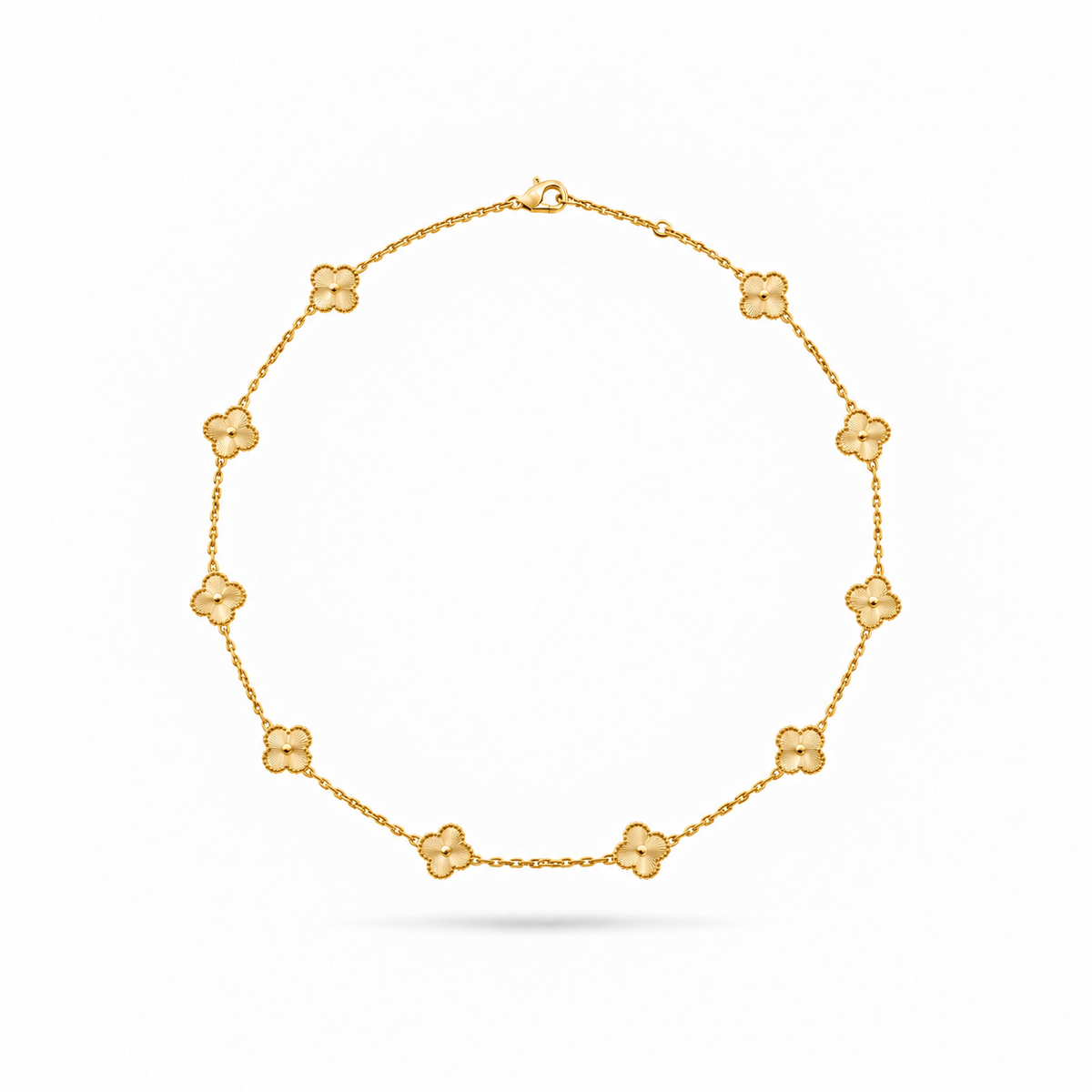 Mini Clover Gold Necklace