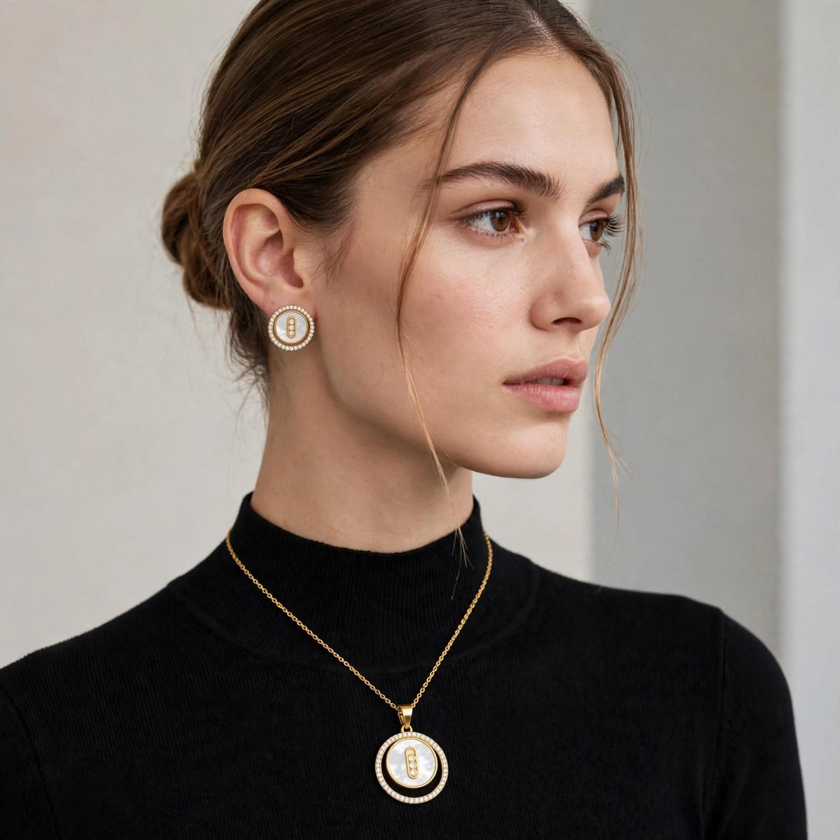 Imperial Pearl Stud Earrings