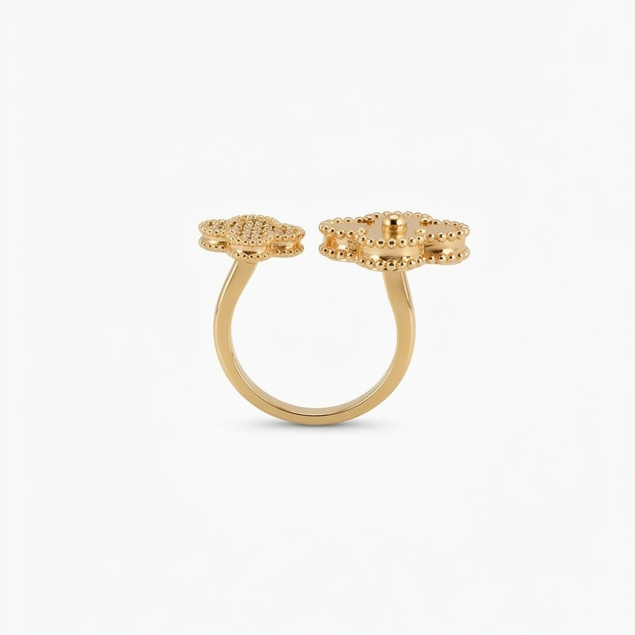 Clover Duo Luxe Ring