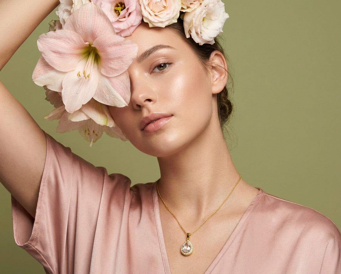 Luxe Pear Drop Necklace