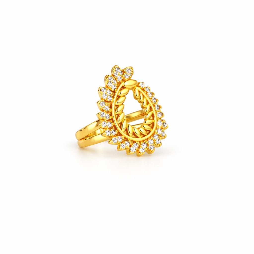 Royal Halo Statement Ring