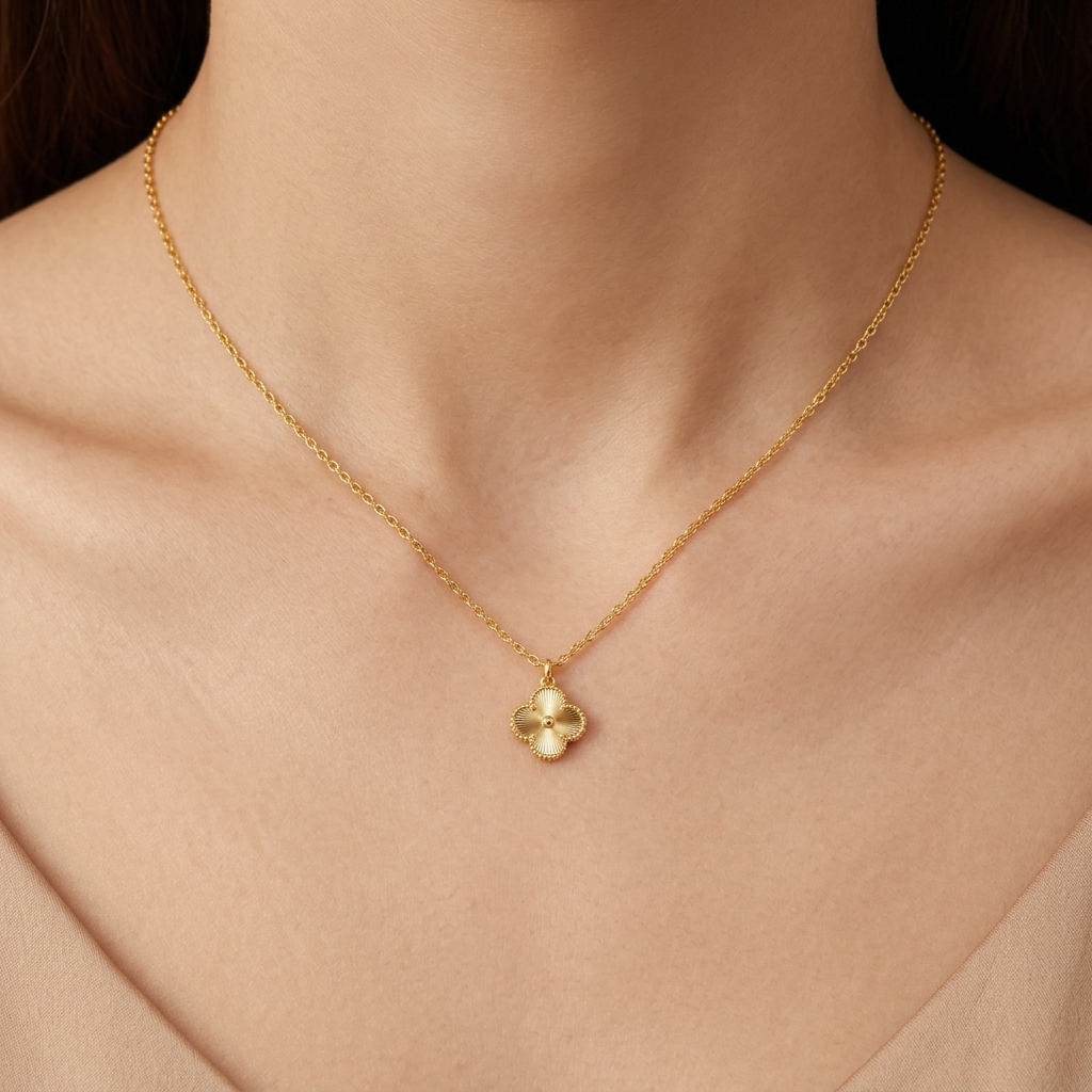 Mini Fleur Pendant Necklace