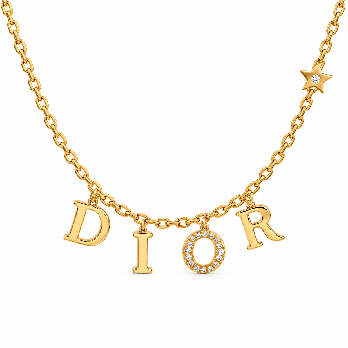 Luxe Gold Letter Necklace