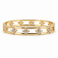 Fleur Lumière Cuff Bracelet