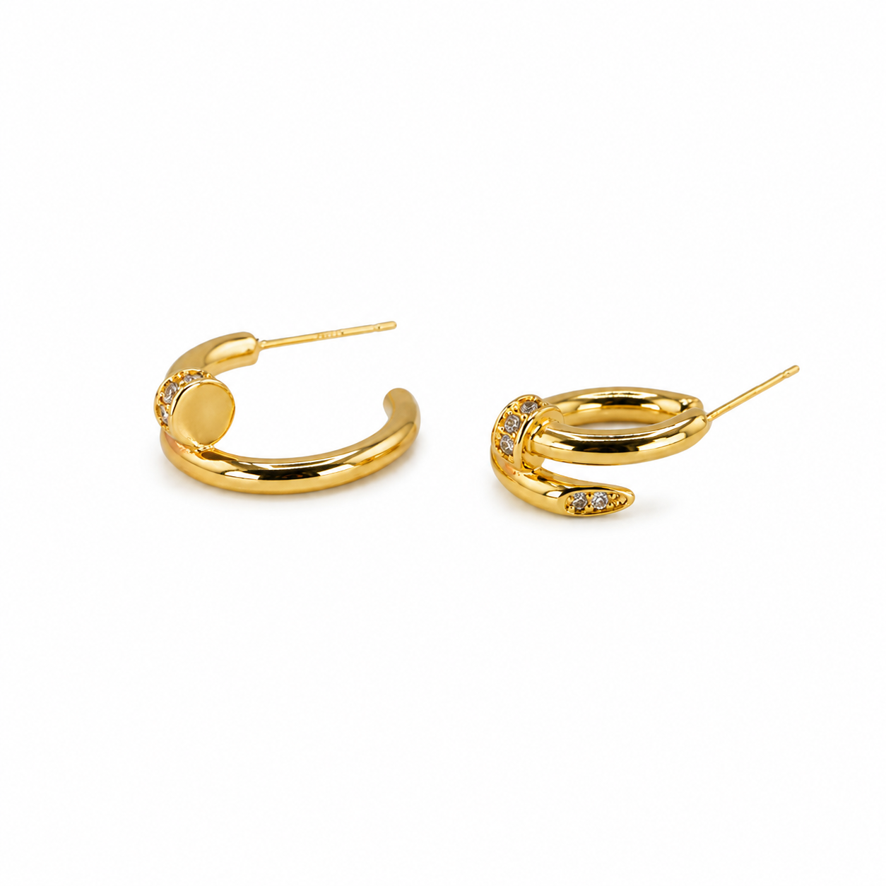 Lumière Crystal Hoop Earrings