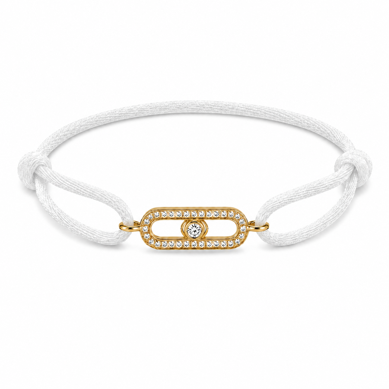 Pearl Crystal Link Bracelet